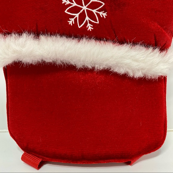 RETIRED Build a Bear Holiday Red Snowflake Carrier - Picture 3 of 12